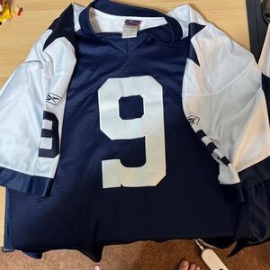 Reebok Navy and White Jersey